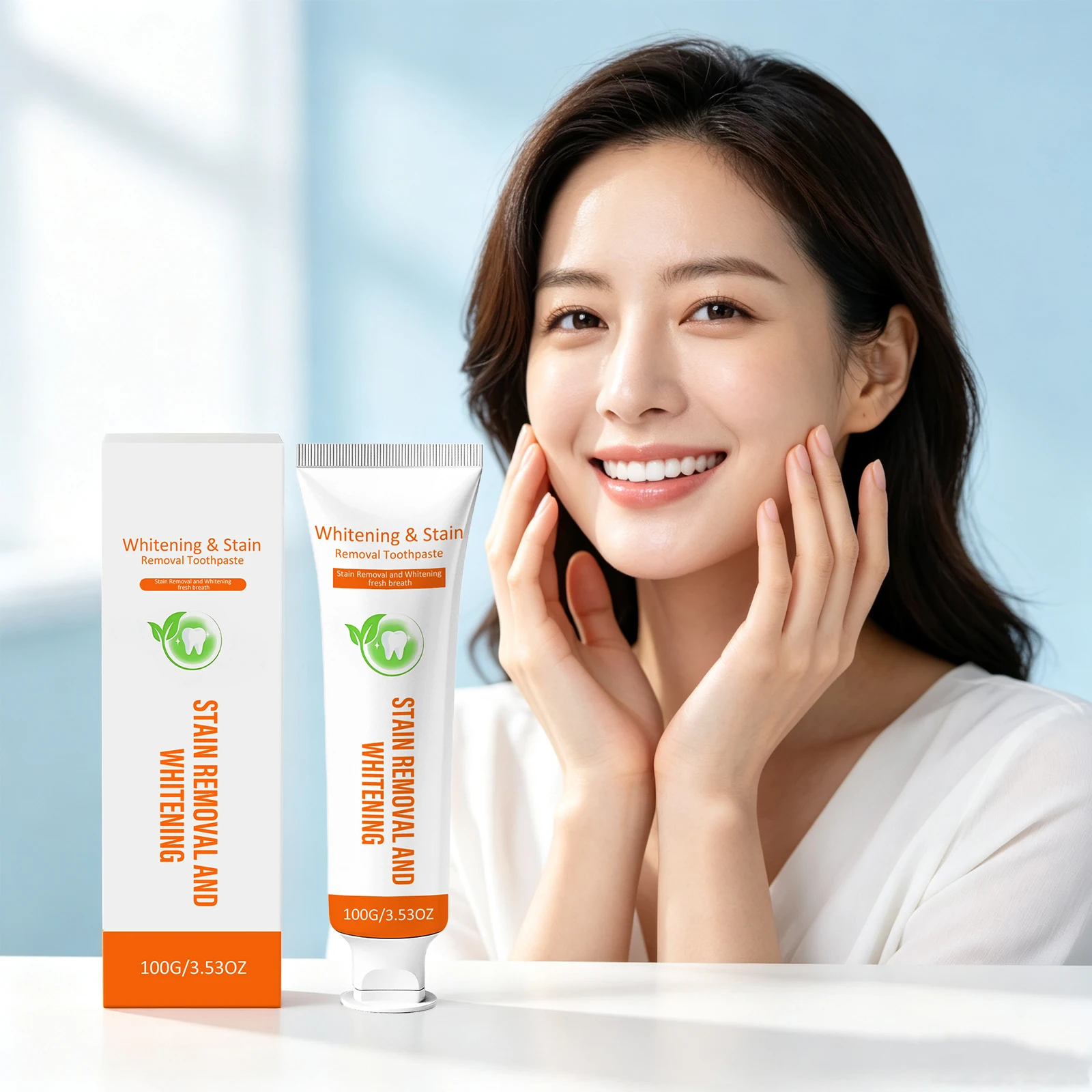 Teeth Whitening Toothpaste Deep Clean Teeth Yellow Stain Remover Long Lasting Refresh Fragrant Protect The Gums Oral Health Care