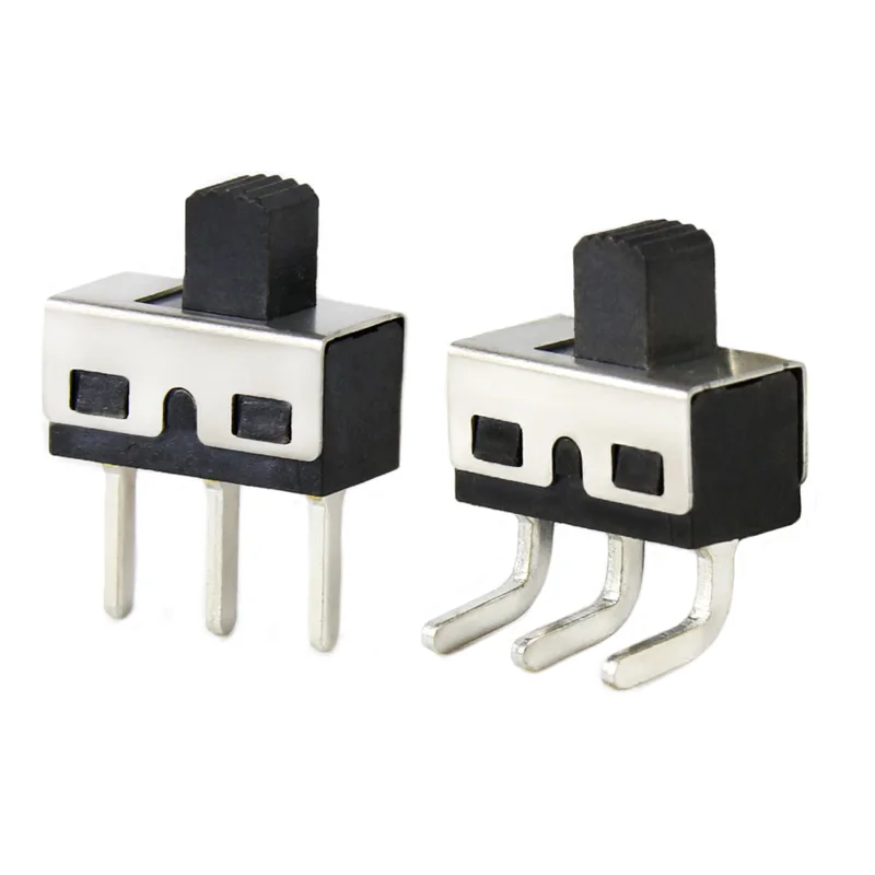 10Pcs SS12D10 SS12D11 Toggle Switch 3Pins Straight Feet 1P2T Handle High 5mm Spacing Of 4.7mm 3A 250V SS12D10G5