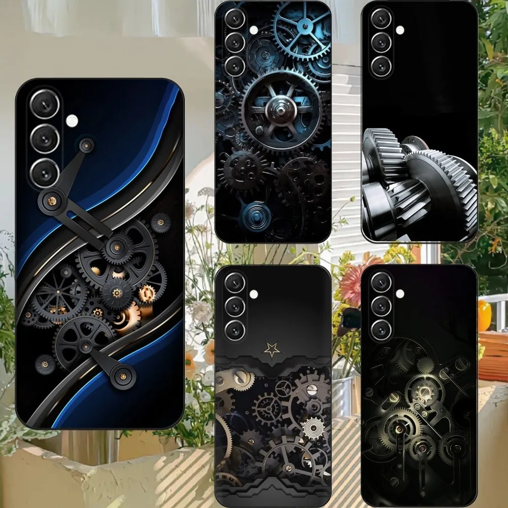 Mechanical Gear Phone Case For Samsung S21,S22 Ultra,S20,S30 plus,S22 plus,S23,S30 ultra 5G Silicone Cover