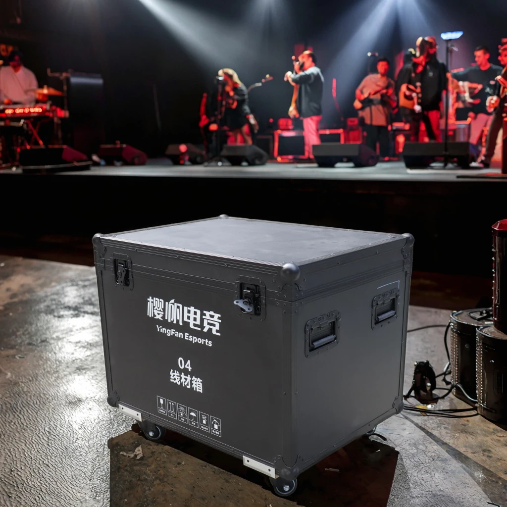 Custom OEM Square Music Equipment Case for DJ Console Stage Cable & Flight Cases-Goodwill Brand 3-Year Warranty 105x50x106cm