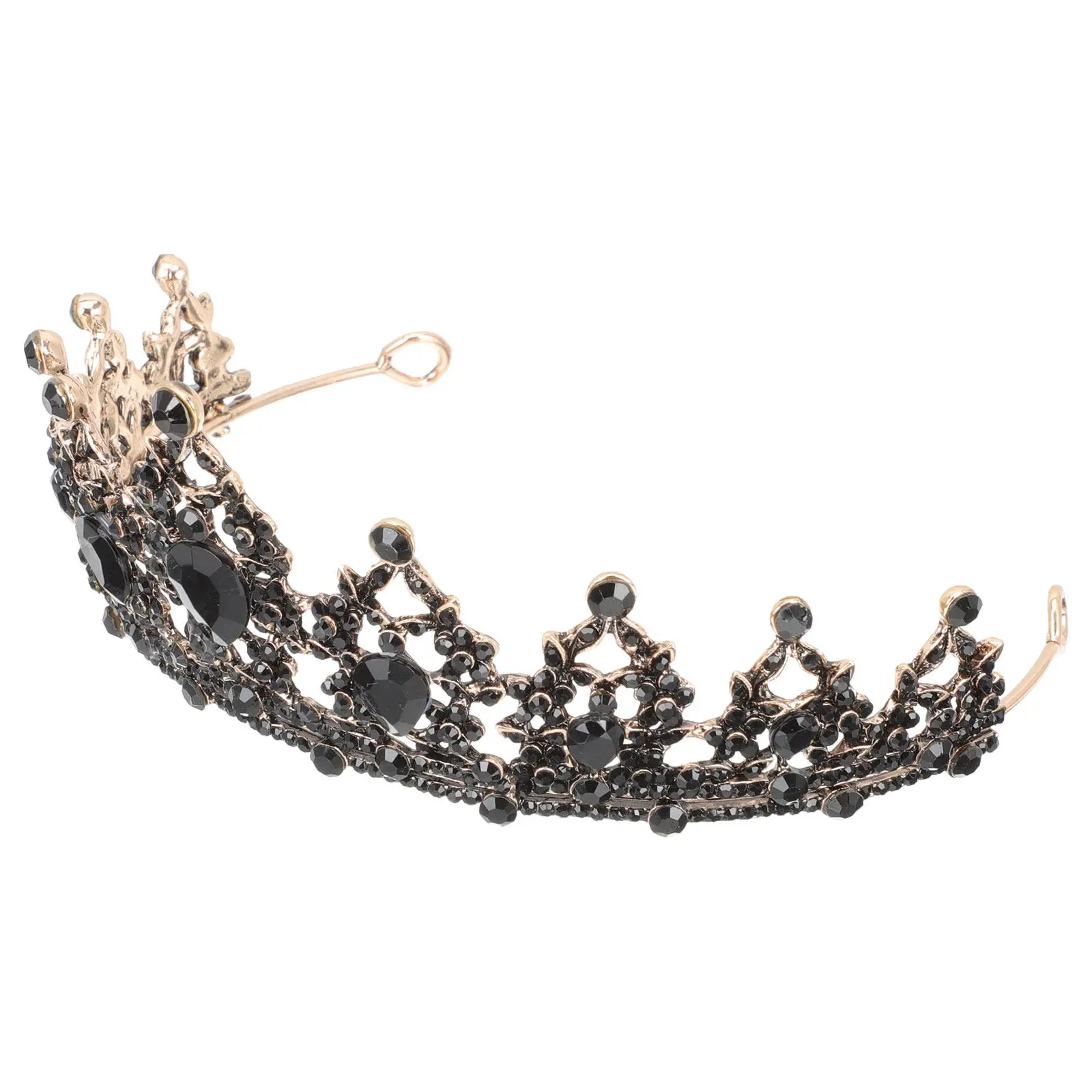 

Винтажная свадебная повязка для волос с кристаллами, корона для невесты, шикарный элегантный дизайн для вечеринок, свадеб, выпускных, реквизит для фотосессий