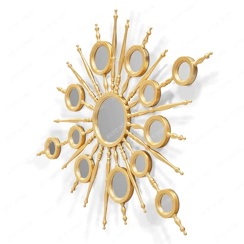 

A Light Luxury Wall Decorationration Mirror Decoration Irregular Mirror Creative Background