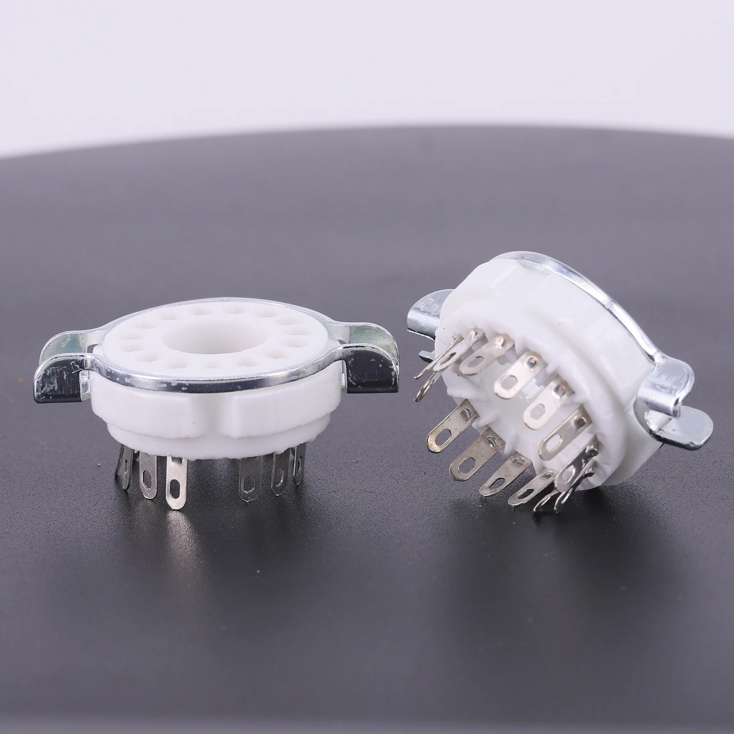 5PCS 14pin presa per tubo in ceramica GZC14-F tubo a vuoto supporto per telaio amplificatore Audio HIFI fai da te