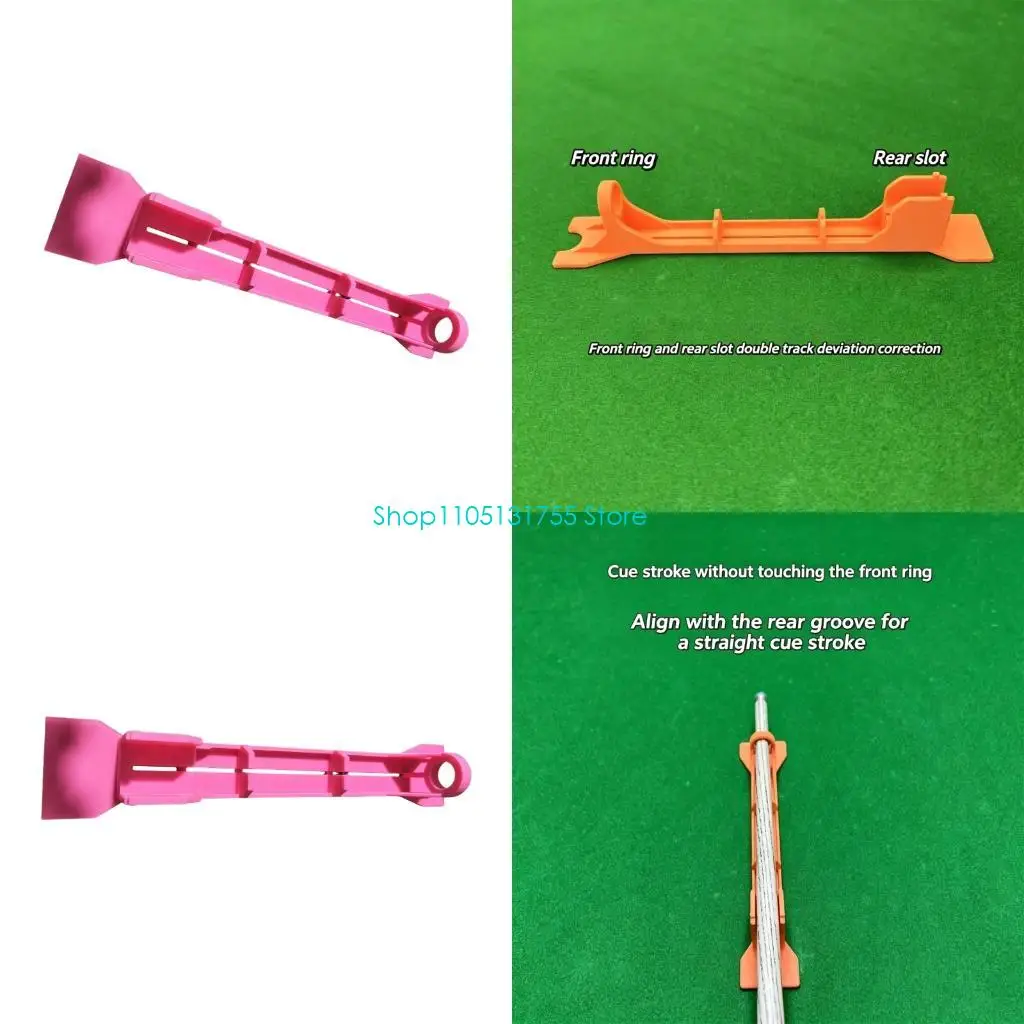 K0EF Heavy Duty Billiard Pool Cue Trainer Practice Strokes Trainer 3 Level Setting