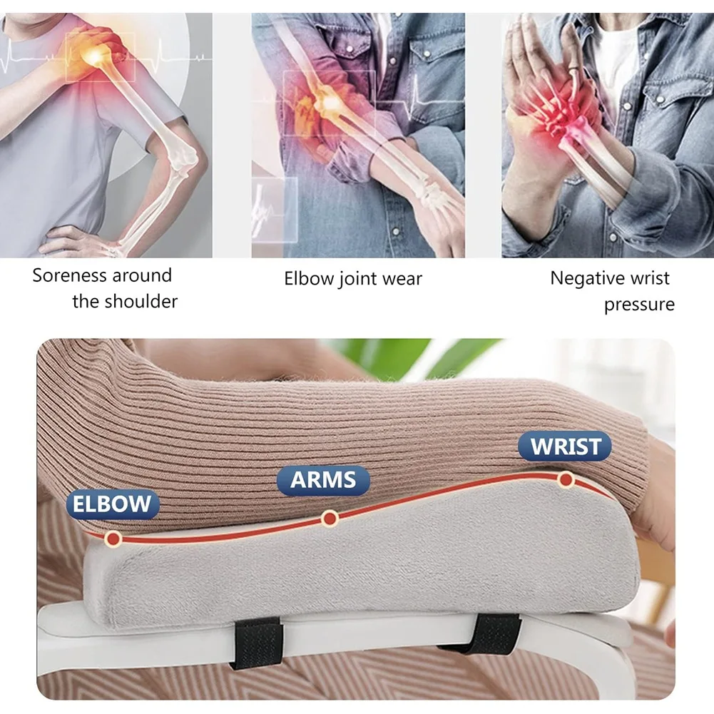 Oct Sale Chair Ergonomic Armrest Cushions,Elbow Pillow Pressure Relief Office Chair Gaming Chair Armrest with Memory Foam