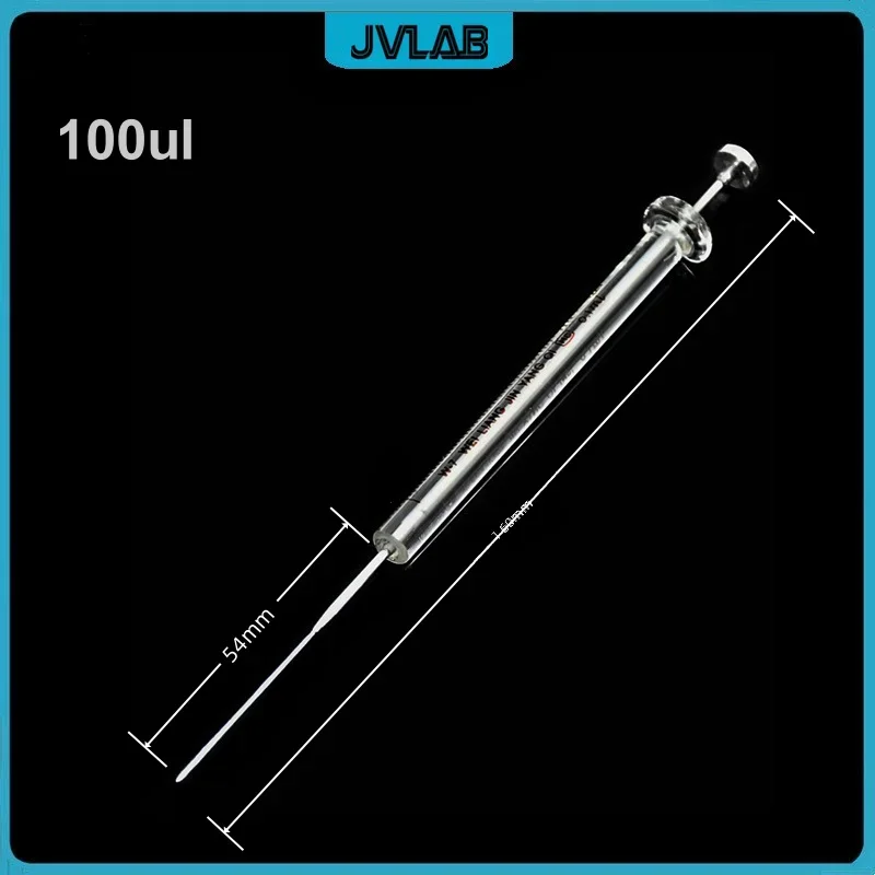 Imagem -06 - Micro-injector Seringa Microliter Seringa 01 ml Ponta Afiada para Injector de Cromografia Gasosa Ponta Plana para Hplc 100ul