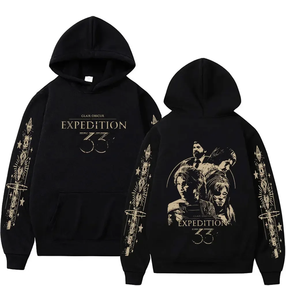 Game Clair Obscur Expedition 33 Hoodie Men Women Clothing Fashion Otaku Oversized Tracksuit Male Casual Vintage Pullover Hoodies