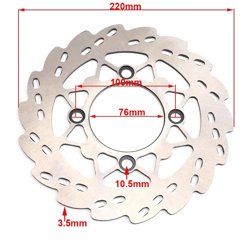 Motorcycle Front 220mm or Rear 190mm disc Brake Disc disk plate Rotor for 110 125 140 150 160cc SDG BSE Pit Dirt Bike Motocross