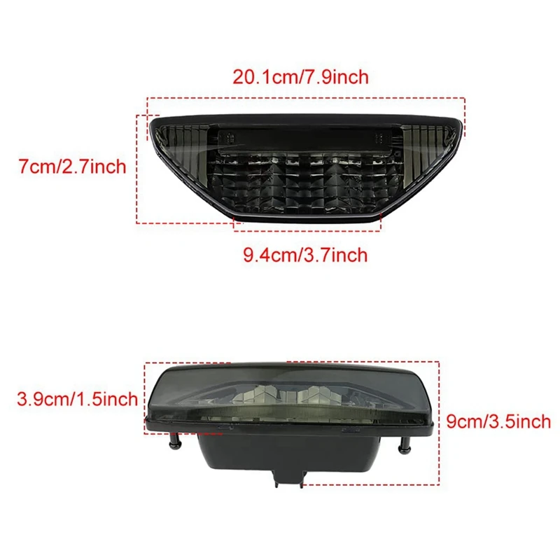 ATV Moto LED Fanale posteriore Lampada freno a LED 33700-HN1-A71 Per Honda TRX 250 300 400EX Rancher 420 TRX400X 500 700 Pezzi di ricambio