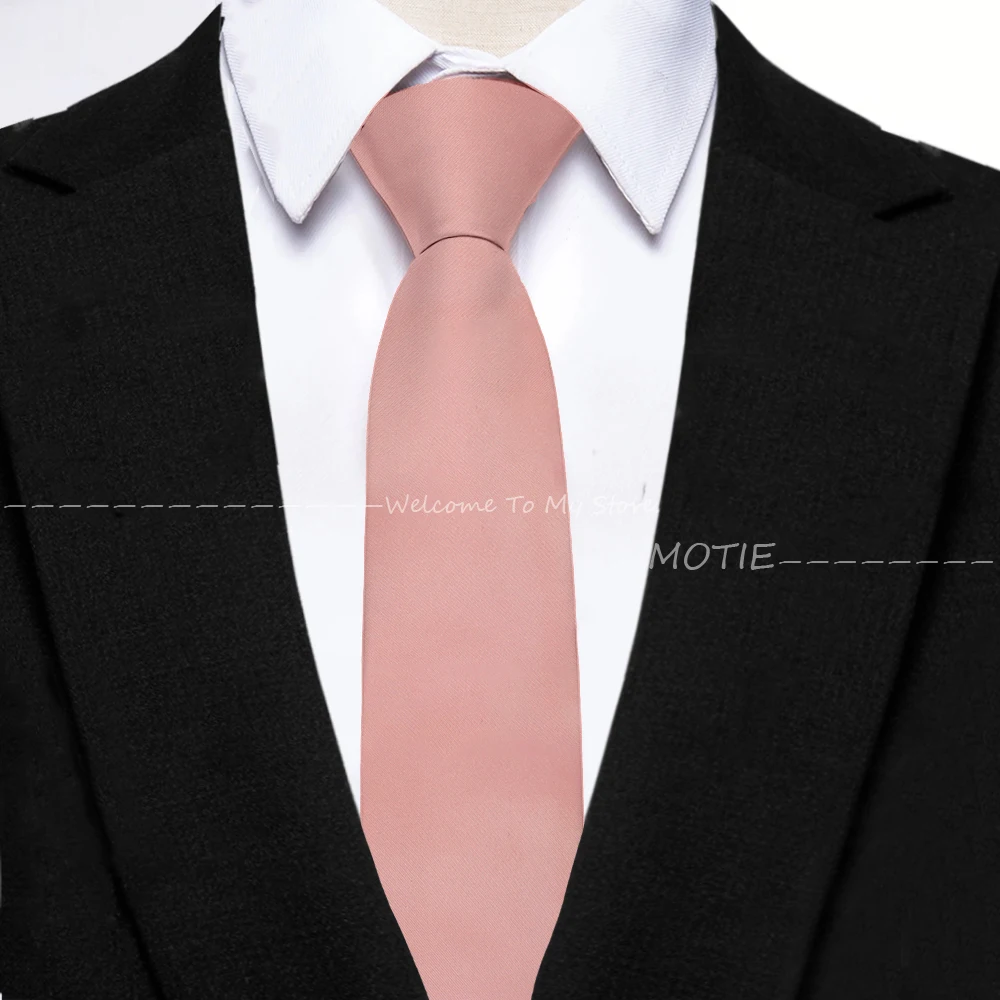 Mens Ties 6cm Classic Polyester Handmade Skinny Neck Tie For Wedding Casual Neckties Suits Soild Color Print Necktie Cravat Gift