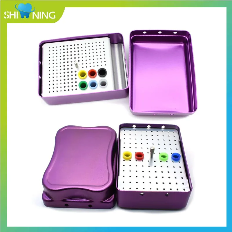 

Dental 120/180 Holes endo box Disinfection Endo Files Holder Box Autoclave Sterilizer Case Burs For Oral Care Tools