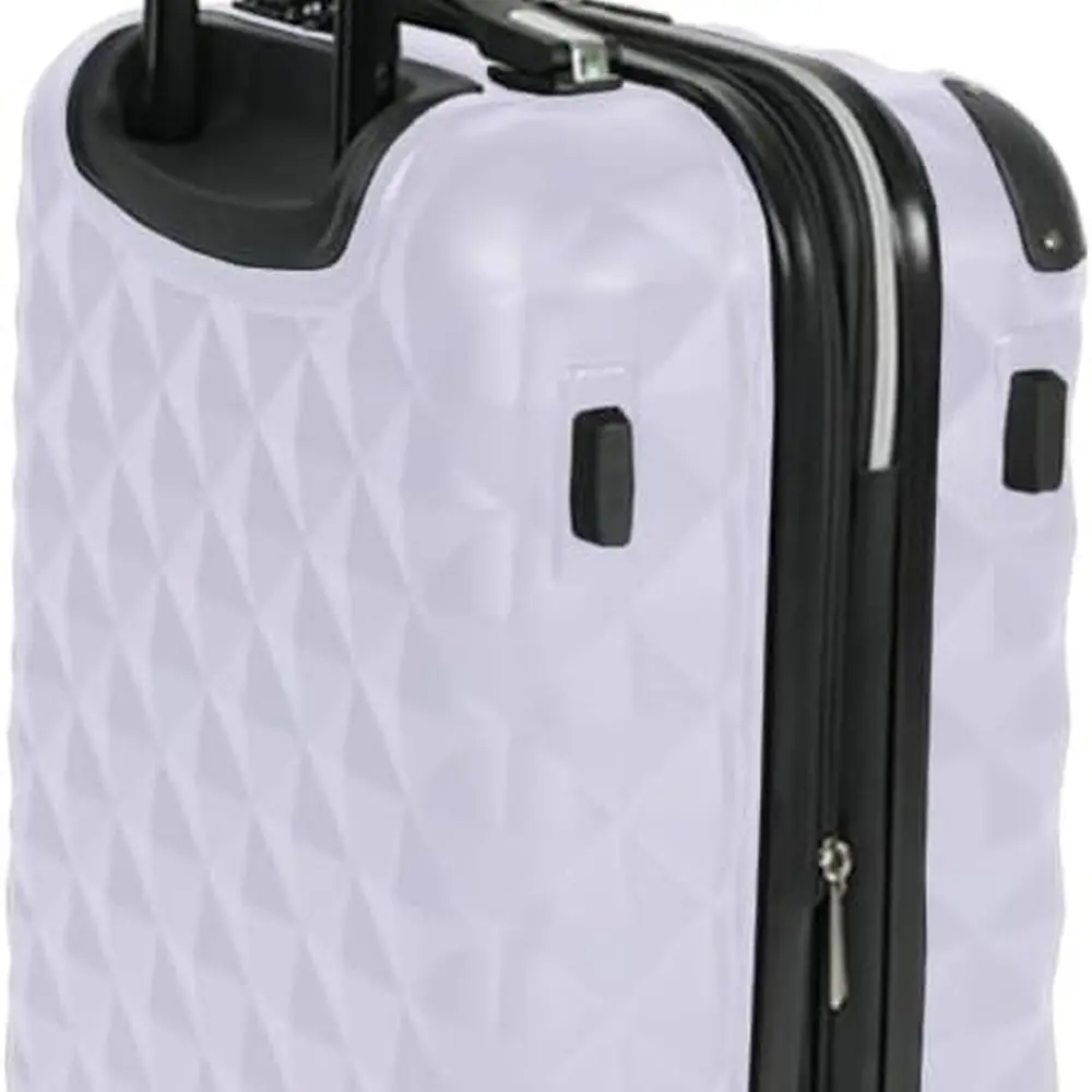 Kenneth Cole Reaction Diamond Tower 24 Expandable 8-Wheel Spinner Suitcase in Lavender