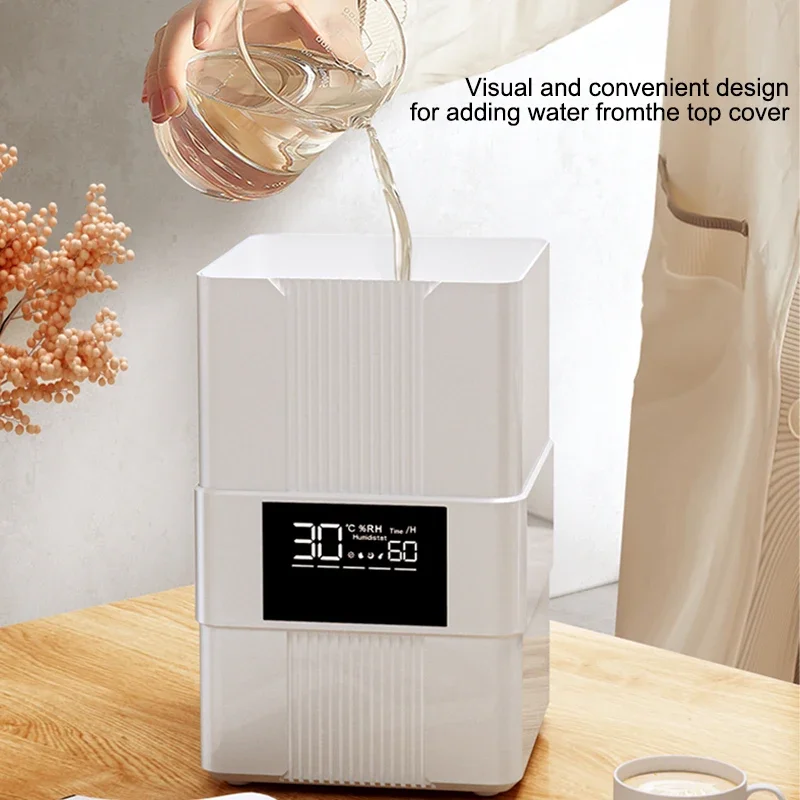 Optional Wifi Functions Simulated Flame Effect Touch And Remote Control Aroma Diffuser 3.5L Capacity Air Humidifier