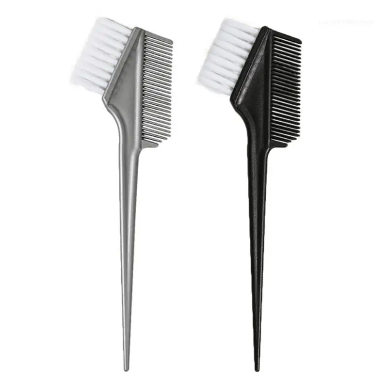 

Sdotter Fashion Angled Tint Brushes with Integrated Combs for Hair Salon Hair Dye Tools New