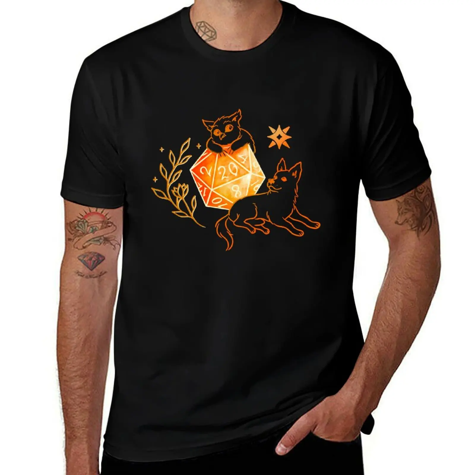 

man T-Shirt t Owlbear graphic cotton for t and percent t for shirts cotton Scratch 1d20 shirt 100 shirts 100% man man