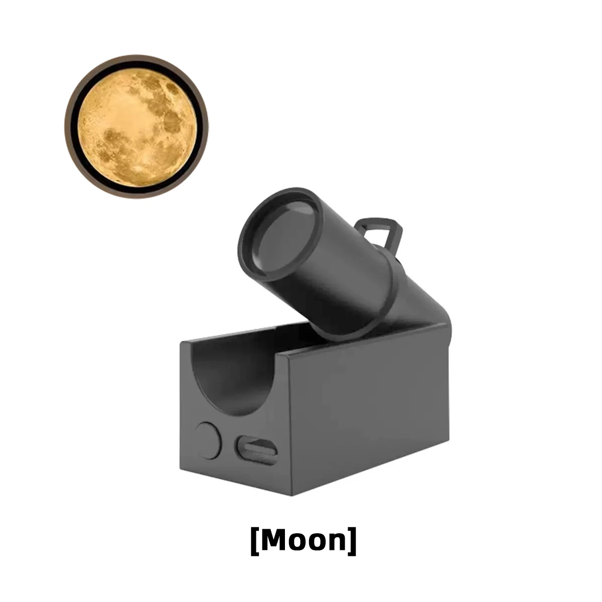LED Rechargeable USB Night Light Moon Projection Atmosphere Lamp Wall Decoration Lamp for Bedroom Ideal Gift for Birthdays