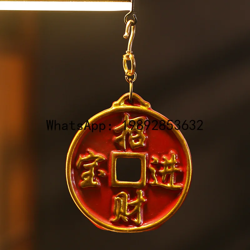 Hys new chinoiserie lamp circle ornament creative home living room entrance office pen holder decoration incense burner ornament