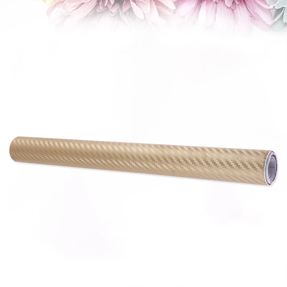 

Carbon Fiber Wrap Roll 3D Self-Adhesive Waterproof Sticker For Car Motorcycle Laptop Furniture Window Decal Film Decor