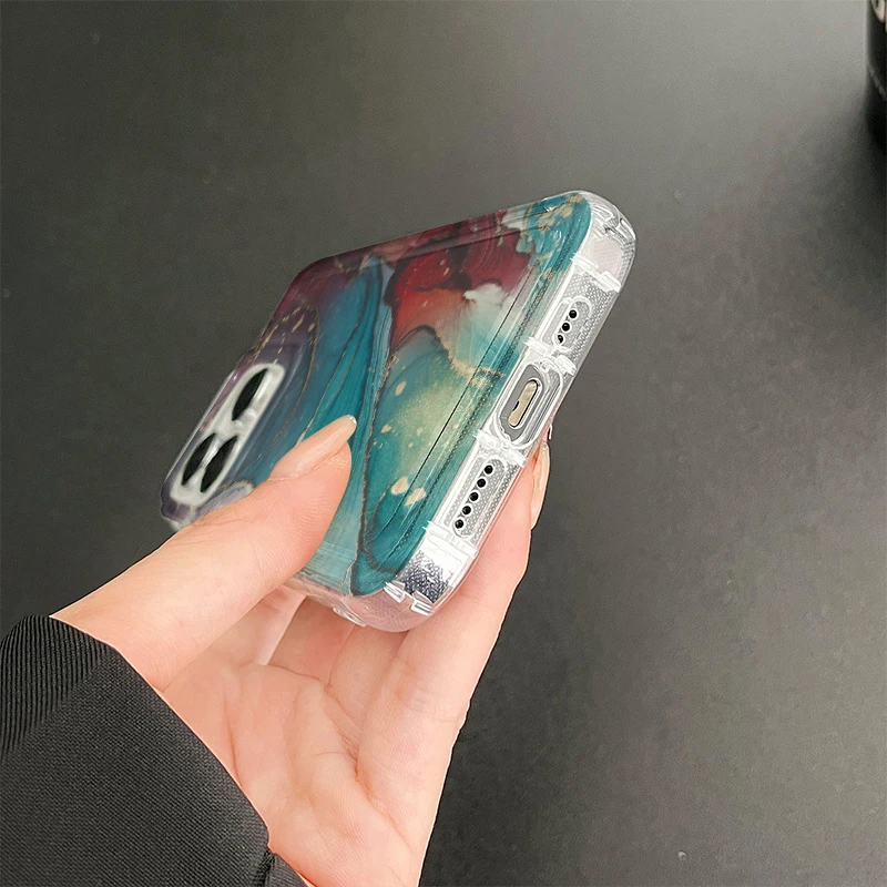 J2133 Fall Prevention Cushion Type For Samsung Galaxy A14 A34 A54 A52 A51 A72 A73 A12 A32 A23 A42 Case DIY Soft TPU Cover