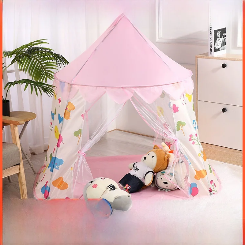 خيمة أطفال محمولة مريحة في الهواء الطلق لعبة منزلية للأولاد والبنات معدات اللعب في الهواء الطلق بيت ألعاب الأطفال