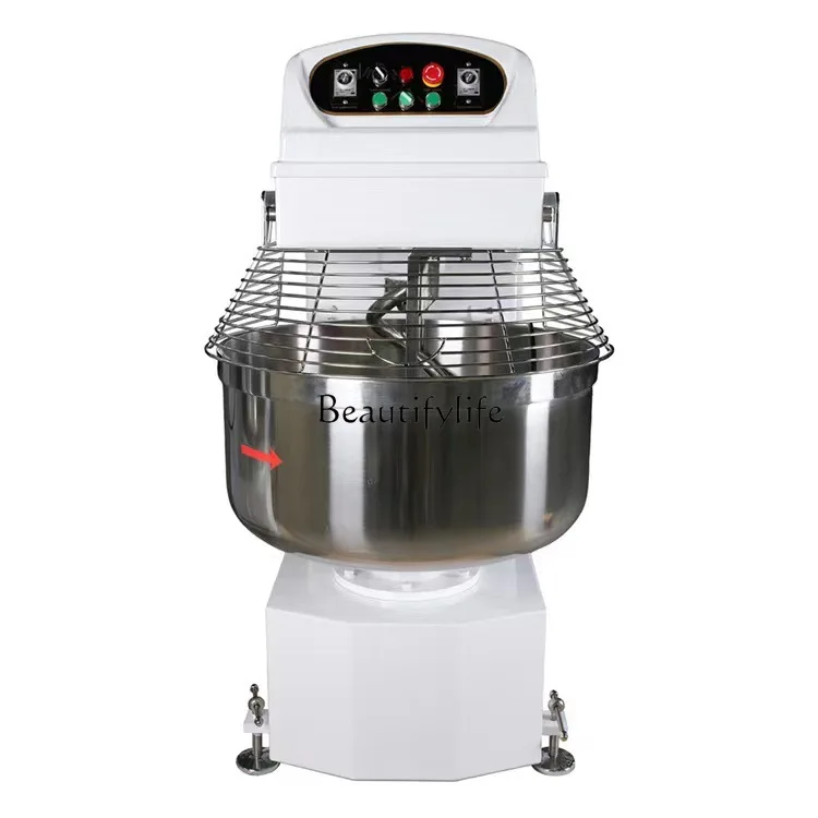 05-130L Commercial Large Dough Mixer Double Speed Double Action Dough Mixer
