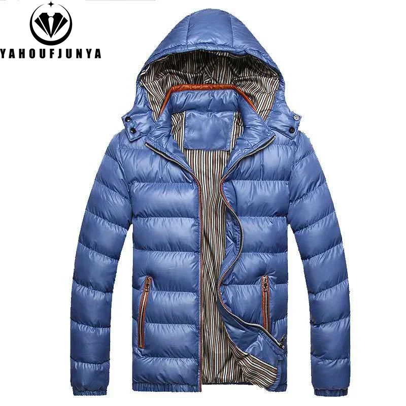 2024 New Winter Men Fleece Warm Solid Detachable Hooded Jacket Men Loose Outdoor Windproof Casual Fashion Style Jacket Male Coat