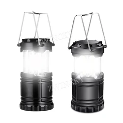 Mini COB Tent Lamp LED Portable Lantern TelescopicTorch Camping Lamp Waterproof Emergency Light Powered By 3*AAA Working Light