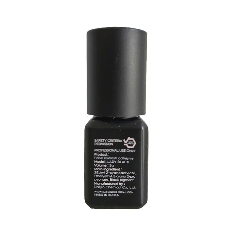 Sky Glue 1-2s pegamento de extensión de pestañas negro para mujer, secado rápido, adhesivo Original de Corea, duración de 6-7 semanas, 5ml