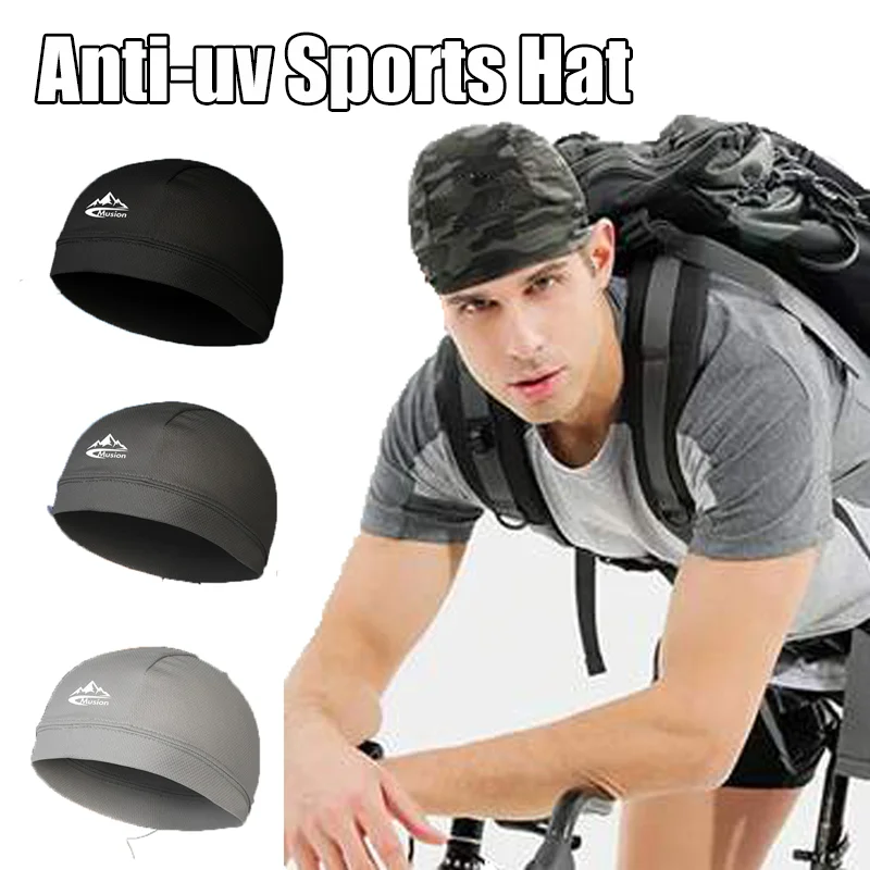 Cycling Cap Quick Dry Anti-uv Sports Hat Cooling Skull Cap Helmet Liner Sweat Cap For Outdoor Bike Running Hat For Men Women