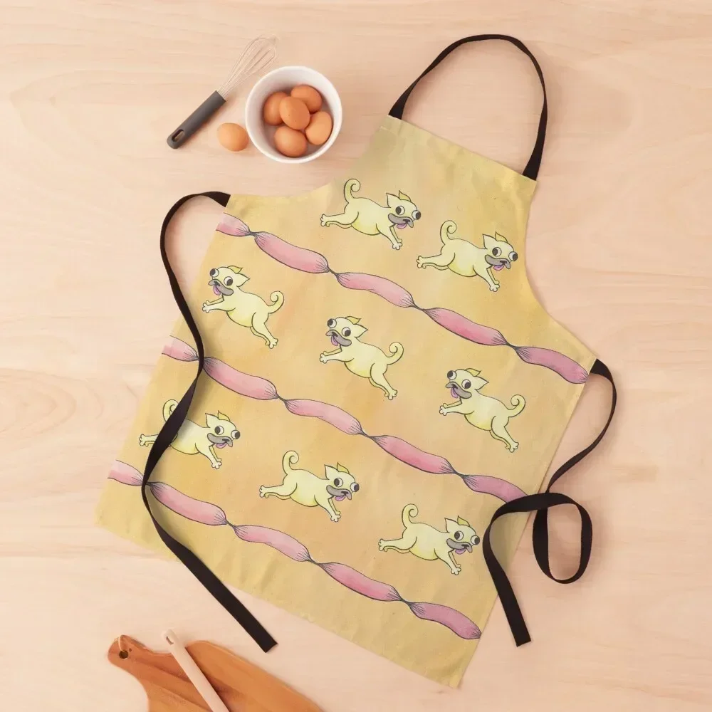 Pugs and Sausages Apron men waterproof for women Kitchen Supplies Kitchen Kawaii Accessories Apron