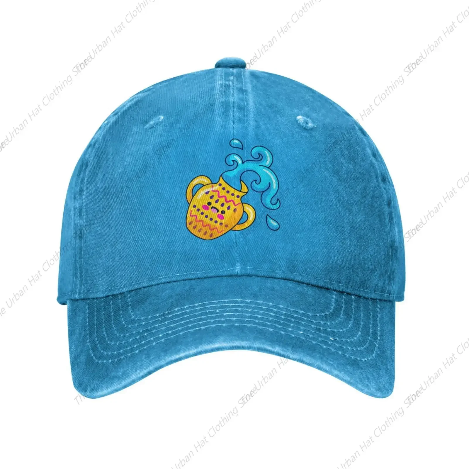 Cute Aquarius Baseball Cap for Men Women Hats Wash Trucker Caps Dad Hat for Daily Outdoor