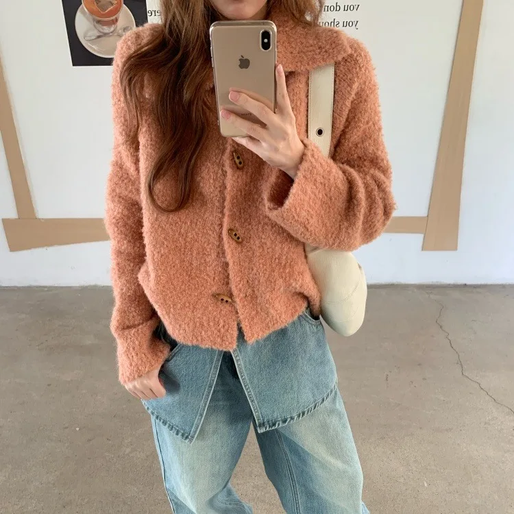 

Шикарный женский свободный длинный свитер Све, мягкий уютный осенне-зимний вязаный топ с ленивым рукавом и роговыми пуговицами, эксклюзив в Интернете