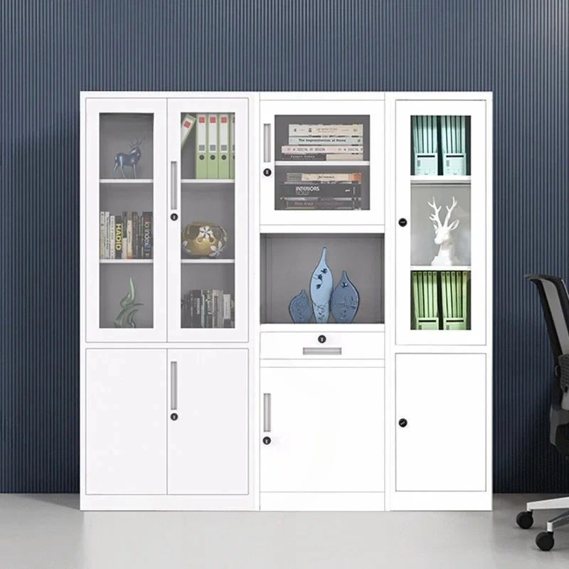 & Modern Office Steel File Cabinets Metal Home Storage Locker with Lock Large-Capacity Archival Filing Cabinets Office Furniture
