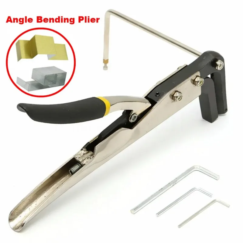 2 Types Bending Plier Manual Sheet Strip Arc/Angle Bender Steel Plier Clamp Channel Letter Tools