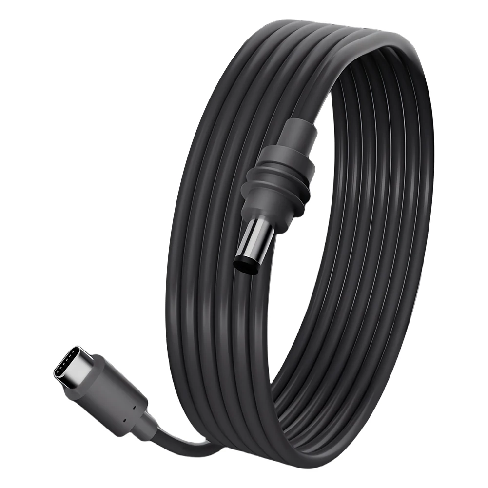 2 متر/5 متر/10 متر ل Starlink Mini تيار مستمر كابل الطاقة USB نوع-C المدخلات إلى تيار مستمر برميل مقاوم للماء جاك شحن الحبل ل Starlink Mini Gen 3