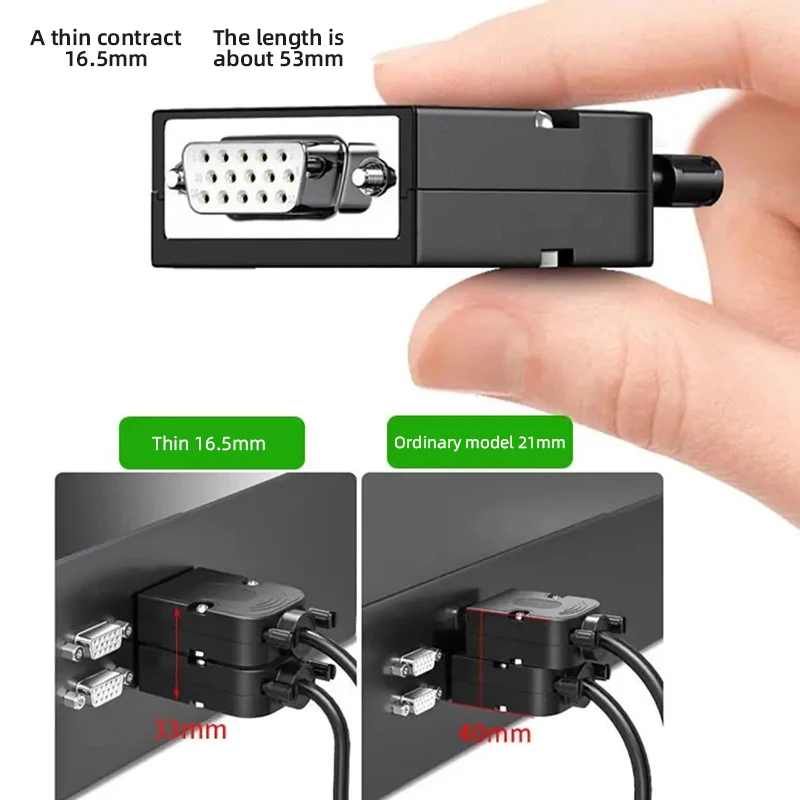 RS232 RS485 DB9 Connector Male Female 9 Pin Breakout Terminals COM Connector D-SUB Terminals 21-24 AWG Wire Solderless Connector