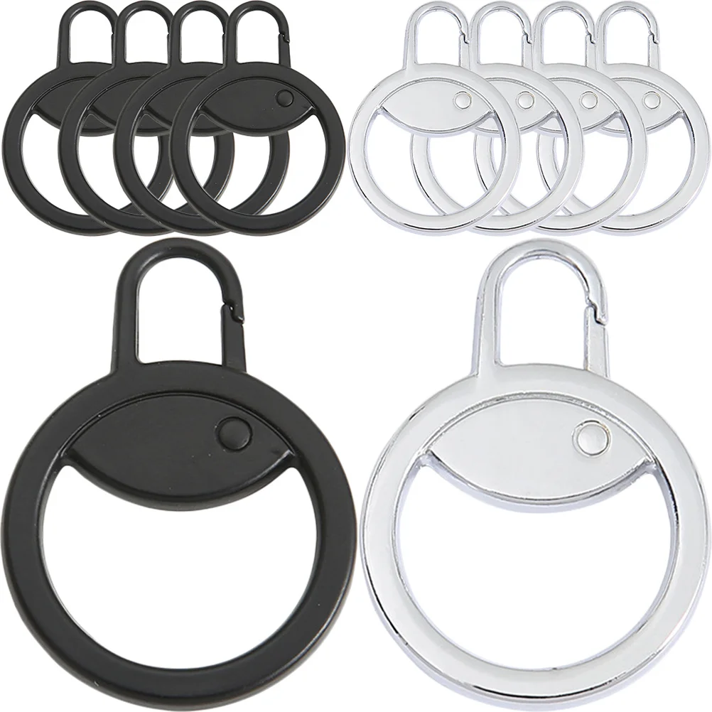 

20pcs Pull Tab Replacement Sturdy Backpack Bag Jacket Suitcase Zipper Head Fix Zipper Puller Repair Kit Detachable Universal