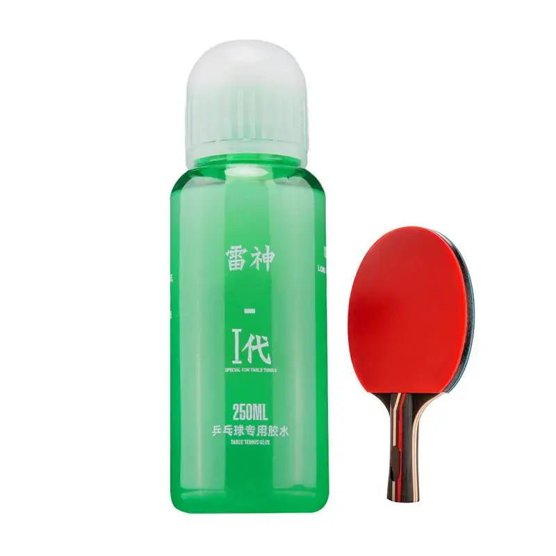 

Ping Pong Adhesive Organic Table Tennis Adhesive With Brush 250ml Waterproof Ping Pong Accessories Professional To Prevent