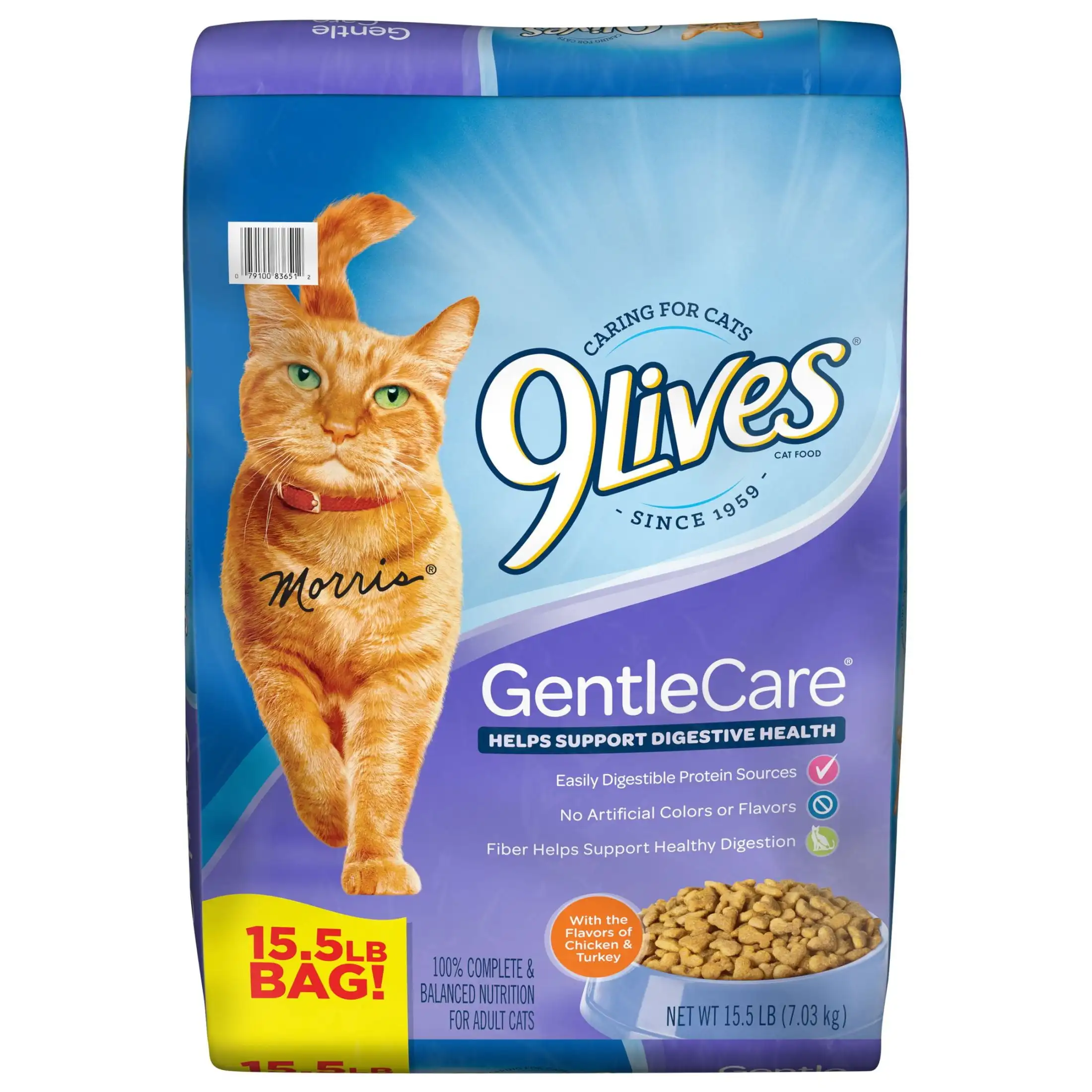 

Сухой корм для кошек Gentle Care, сумка 15,5 фунта