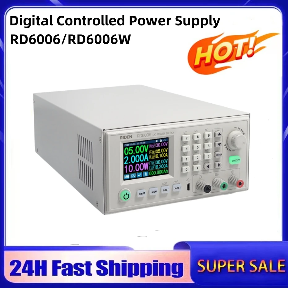 RD RD6006 RD6006W 5 digit USB WiFi DC DC Voltage current Step down bench Power Supply buck converter 60V 6A Phone Repair