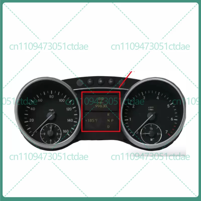 for Universal Mercedes W164 W251 Instrument Cluster Display R350 ML350 New LCD Screen Fix Missing Lines Flickering