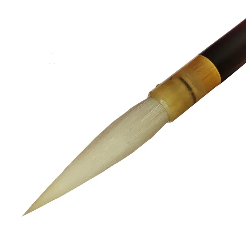 Woolen Hair Seal Script Calligraphy Brush Professional Running Cursive Script Brush Chinese Painting Character Practice Brush