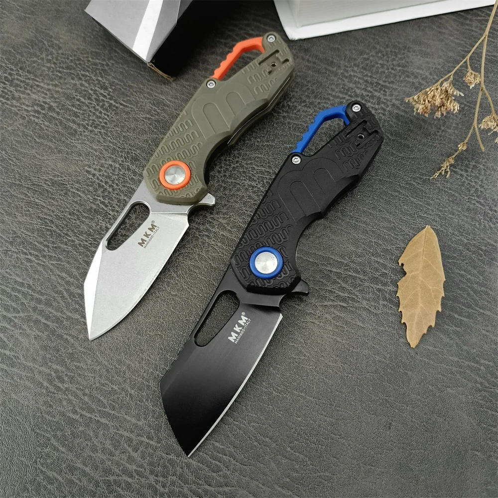 MKM F0332 Folding Knife Pocket Knife 8Cr13Mov Blade Nylon Fiber Handles Tactical Knife Fruit Utility Easy To Carry EDC Multitool