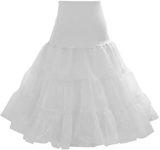 

Women's 50s Petticoat Tutu Half Slip Crinoline Underskirt 2023