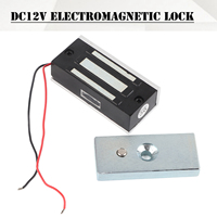 Electromagnetic Lock DC12V 60KG Mini Electromagnetic Lock Electronic Magnetic Door Lock Power On Lock Electronic Magnetic Lock