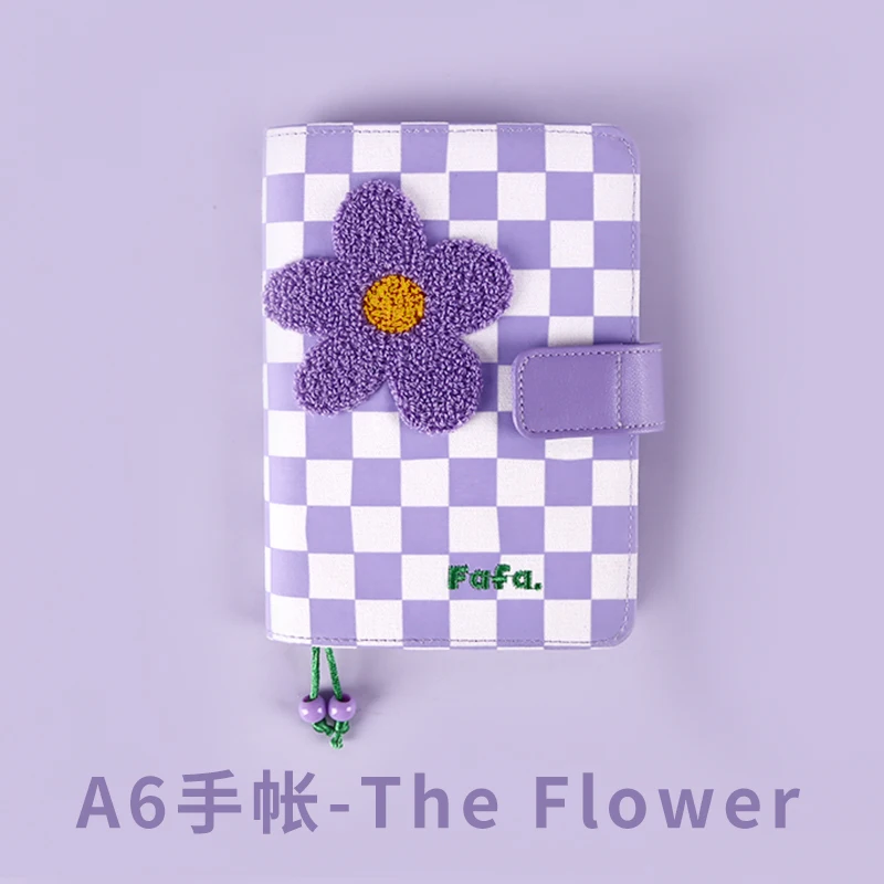 Kinbor Kawaii زهرة A6 كتاب اليد الذاتي ملء فتاة لطيف سجل كتاب دفتر مذكرات رائعة Todolist جدول كتاب مخطط