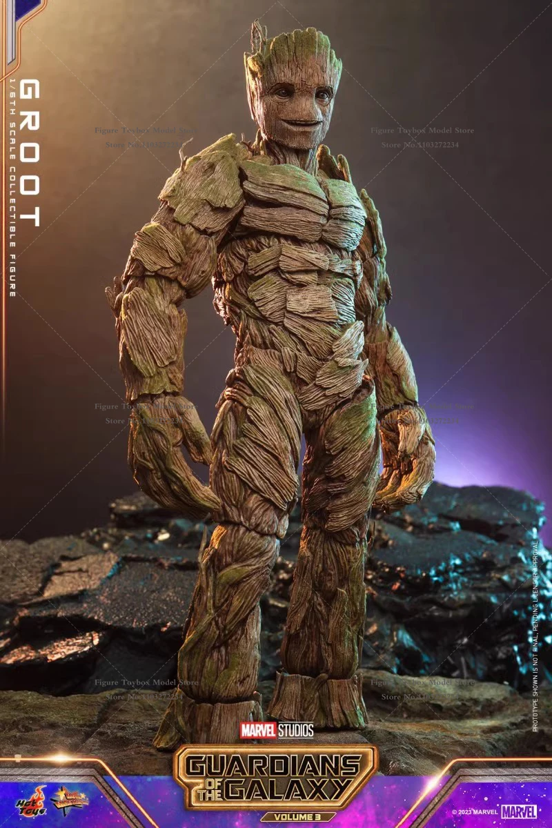 HotToys HT 1/6 MMS707 MMS706 Groot Tree Man Action Figure Guardians of The Galaxy Marvel Movie Delicate 12