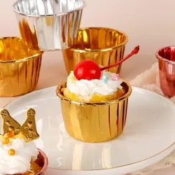 50 pcs Small Mini Pack Muffins Cup Paper Cupcake Wrappers Baking Cups Cases Muffin Boxes DIY Cake Tools Kitchen Baking Supplies