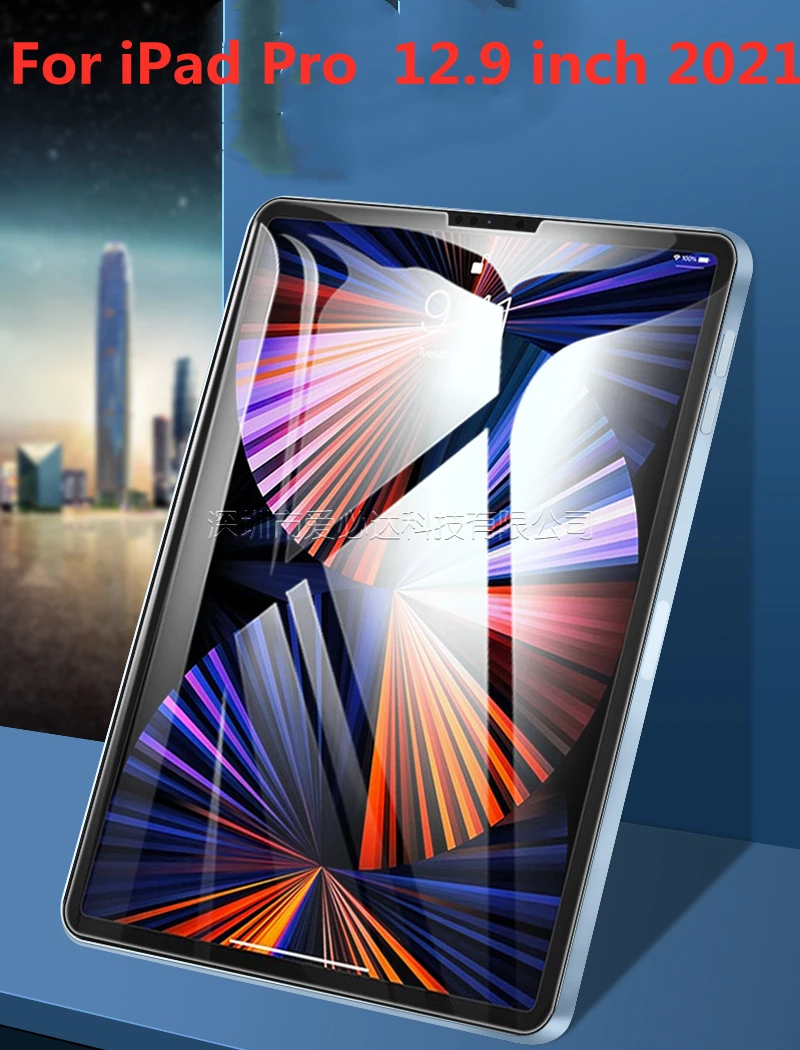 9h filme de vidro temperado para ipad pro 12.9 polegada 2021 tablet tela capa de filme de vidro protetor