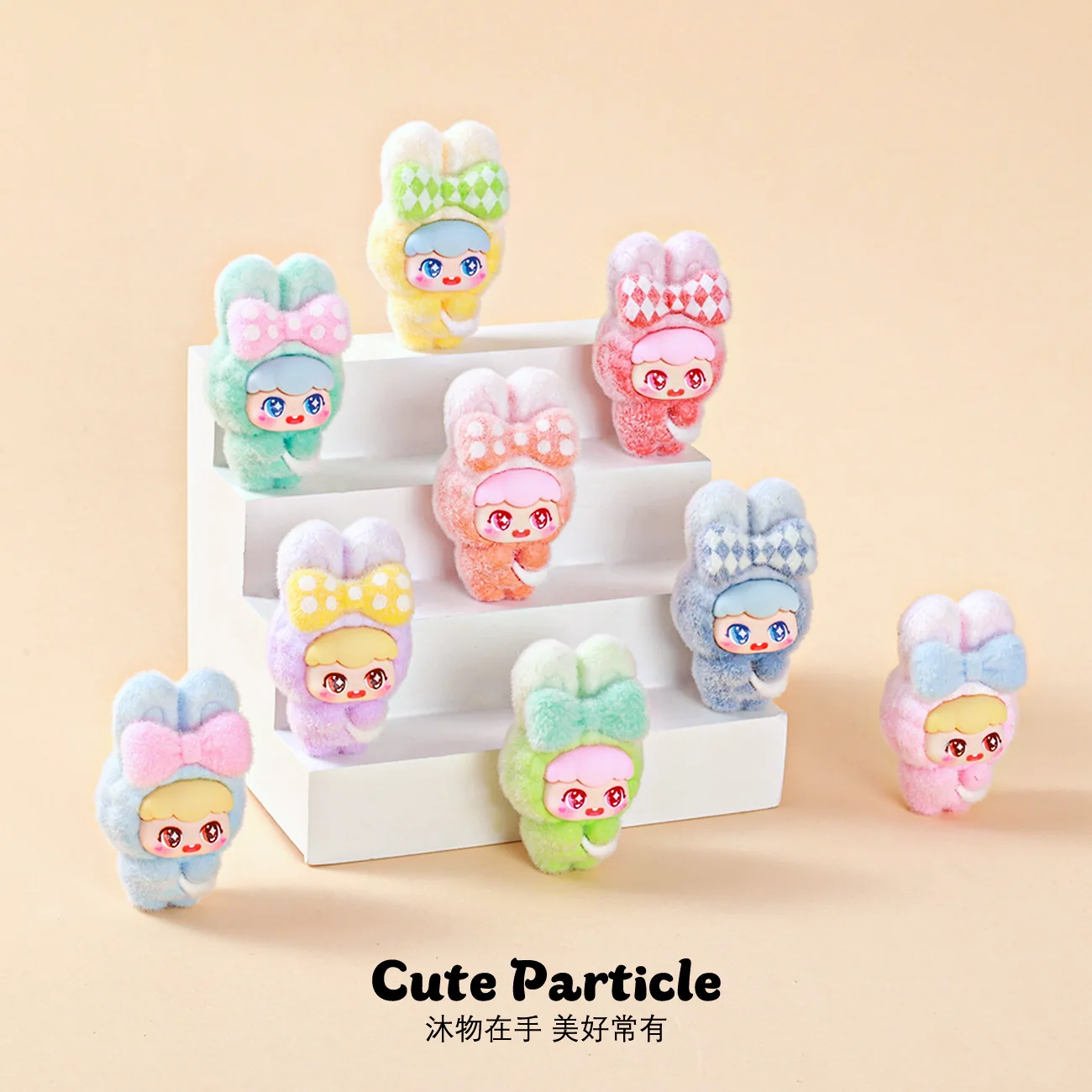 9 قطع من زخارف على شكل دمية أرنب على شكل ربطة عنق #4